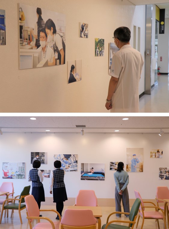 Photos from the staff photo exhibition "Hospital Gaze"